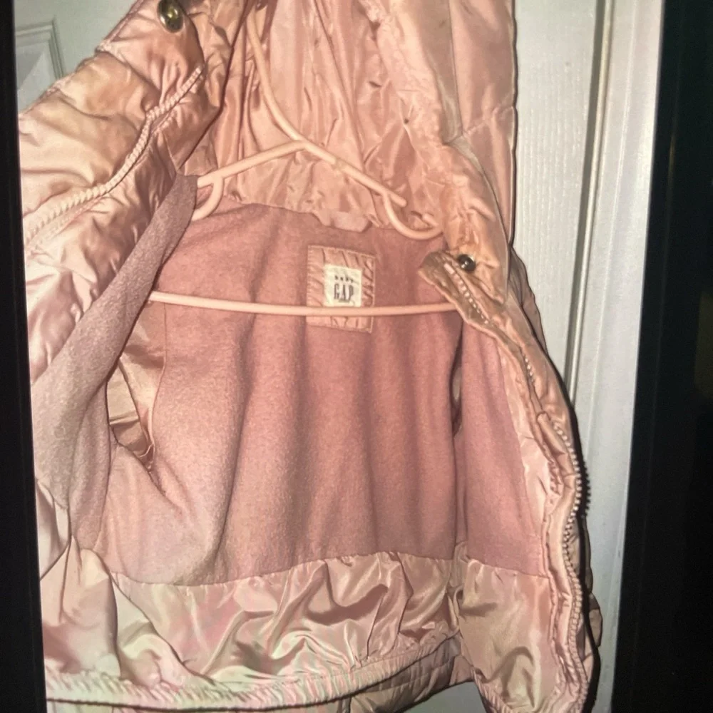 Toddler girl size 2t GAP Blush Pink Hooded Jacket